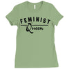 feminist queen Ladies Fitted T-Shirt