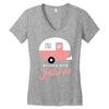 bitches with hitches Women's V-Neck T-Shirt