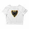 protected by boxer security Crop Top