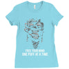 Free Your Mind One Puff At A Time Ladies Fitted T-Shirt