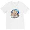 polygon bear graphic V-Neck Tee