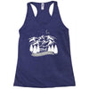 i hate people Racerback Tank