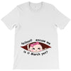 March Peeking Out Asian Baby Girl T-Shirt