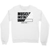 muscles installing Crewneck Sweatshirt