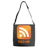 rss feed me Adjustable Strap Totes