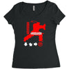 hadouken ryu Women's Triblend Scoop T-shirt
