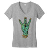 west side Women's V-Neck T-Shirt