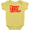 funny  wtf, ideal birthday present or gift Baby Bodysuit