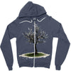 shades of winter Zipper Hoodie