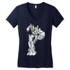optimus prime 2 Women's V-Neck T-Shirt