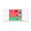 bat safety License Plate