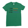 mommy daddy harrison baby name Ladies Fitted T-Shirt