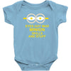 new mens womens kids eye got mad minion skills and stuff funny novelty Baby Onesie