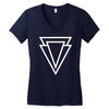 triangle Women's V-Neck T-Shirt
