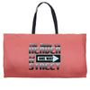 road to heaven Weekender Totes