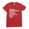 hobbit meals Ladies Fitted T-Shirt