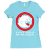 i ain't afraid of no ghost Ladies Fitted T-Shirt