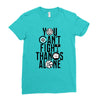 Fight Alone Avengers Ladies Fitted T-Shirt