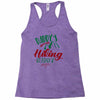 Daddy Hiking Buddy Mountains Racerback Tank