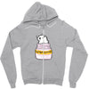 Antidepressant Cat Zipper Hoodie
