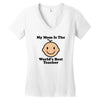 My Mom Is The World's Best Teacher Women's V-Neck T-Shirt