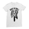 rock and roll Ladies Fitted T-Shirt
