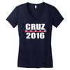 cruz for president 2016 Women's V-Neck T-Shirt