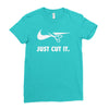 just cut it Ladies Fitted T-Shirt