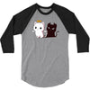 purr evil 2 3/4 Sleeve Shirt