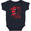 five nights at freddy's pizzeria game over Baby Bodysuit