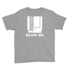 blow me nintendo nes Youth Tee