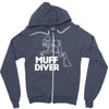 muff diver Zipper Hoodie
