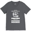 Never Underestimate A Pawpaw With An Engineer Degree V-Neck Tee