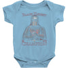 black knight is my champion Baby Bodysuit