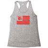 b red Racerback Tank