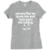 if you can read this put me back on my horse Ladies Fitted T-Shirt
