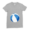 Blue Beachball Baby Boy Ladies Fitted T-Shirt