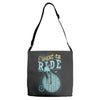 i want to ride my bike Adjustable Strap Totes