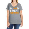 blood sweat Ladies Curvy T-Shirt