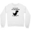 mom says Crewneck Sweatshirt