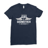 i have two titles aunt and godmother Ladies Fitted T-Shirt