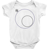 Outside Circle Baby Onesie