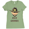 rick grimes walking dead Ladies Fitted T-Shirt