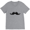 mustache V-Neck Tee