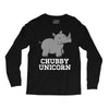 chubby unicorn rhino Long Sleeve Shirts