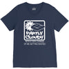 partly cloudy 100% getting wasted gift drugs drinking pissed bong fuun V-Neck Tee