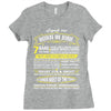 Legends Are Born In June Ladies Fitted T-Shirt