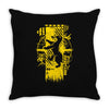 badger crest Throw Pillow