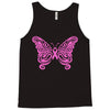 breast cancer butterfly Tank Top