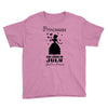 Princesses Are Born In July Youth Tee